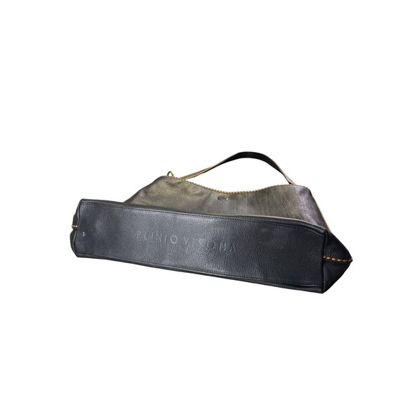 Plinio Visona Womens Brown Reversible Leather Shoulder Handbag SKU 8599 - Picture 2 of 16